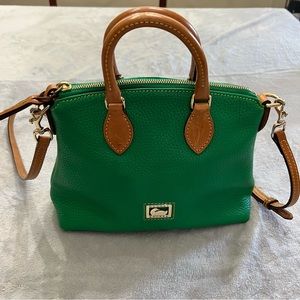 Dooney & Bourke Kelly Green Small Satchel Purse